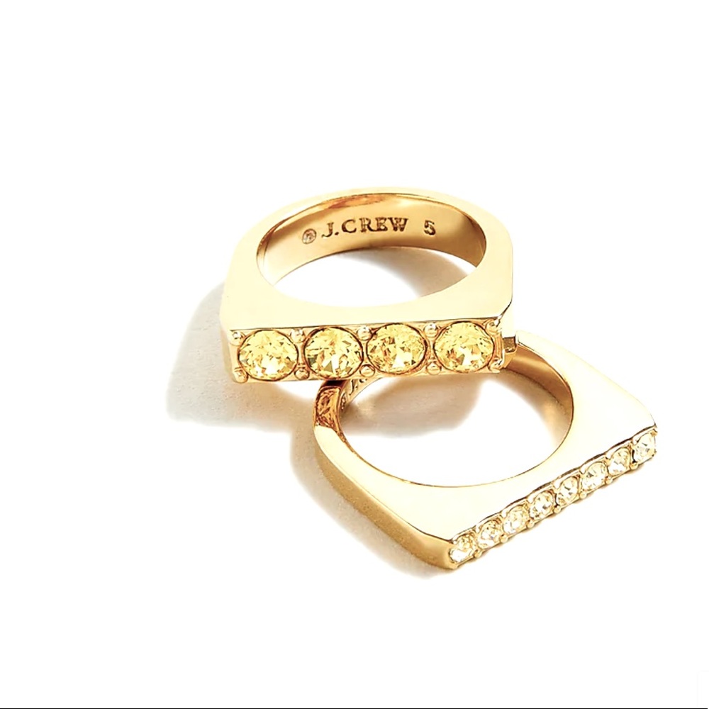 Crystal Ring Set